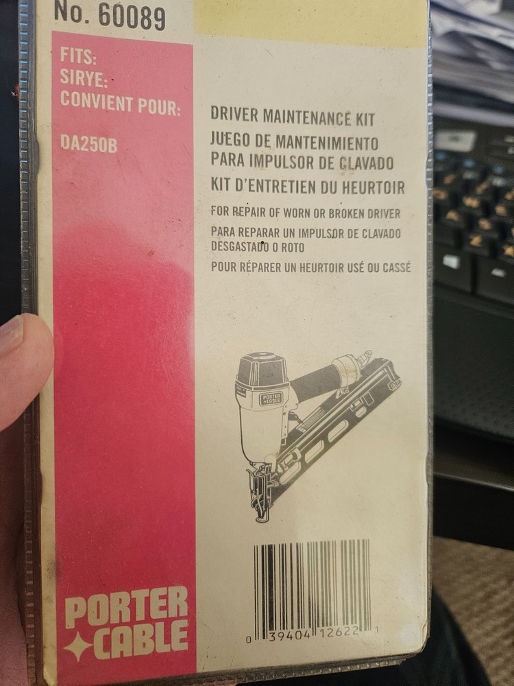 Porter Cable maintenance kit