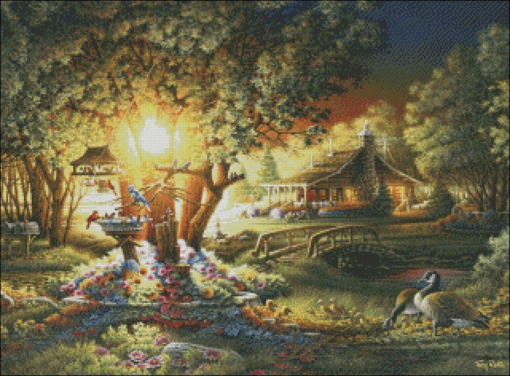Chart Needlework DIY - Counted Cross Stitch Patterns - Buffalo Games