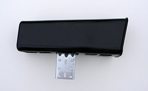 Black Newspaper tube with mounting bracket