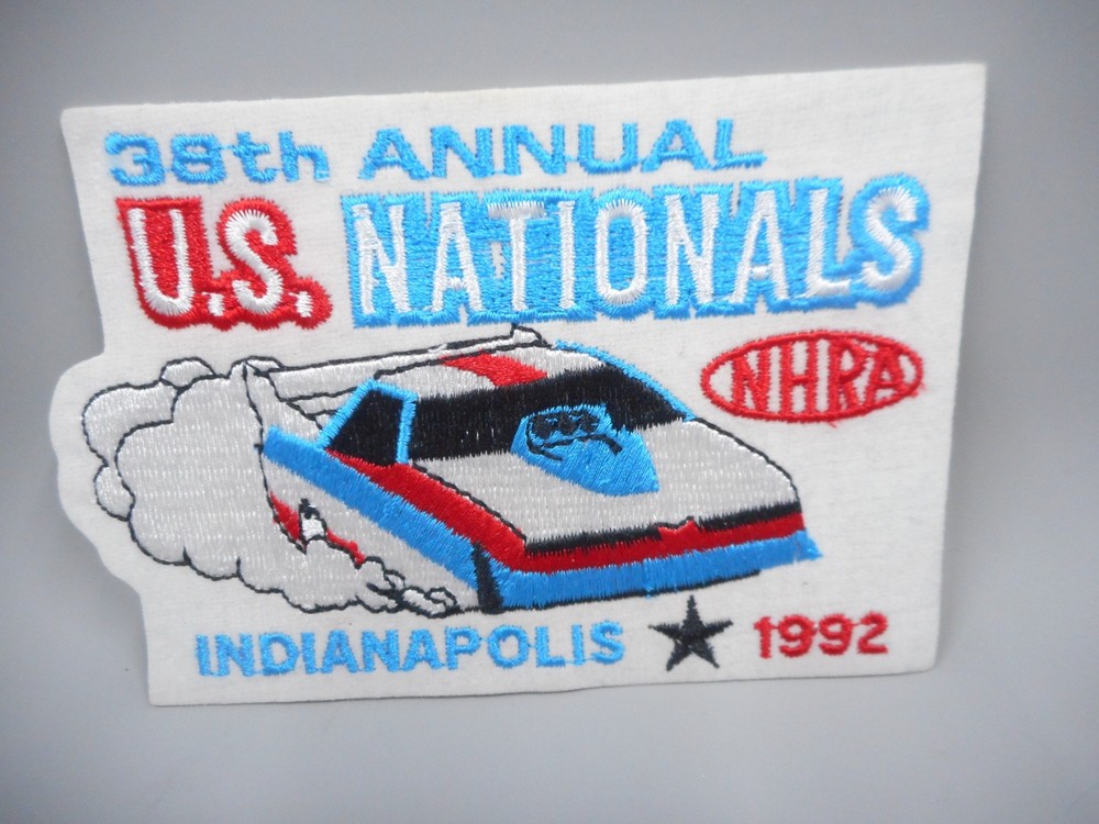 NHRA Indianapolis US Nationals 4" Racing Patch 1992