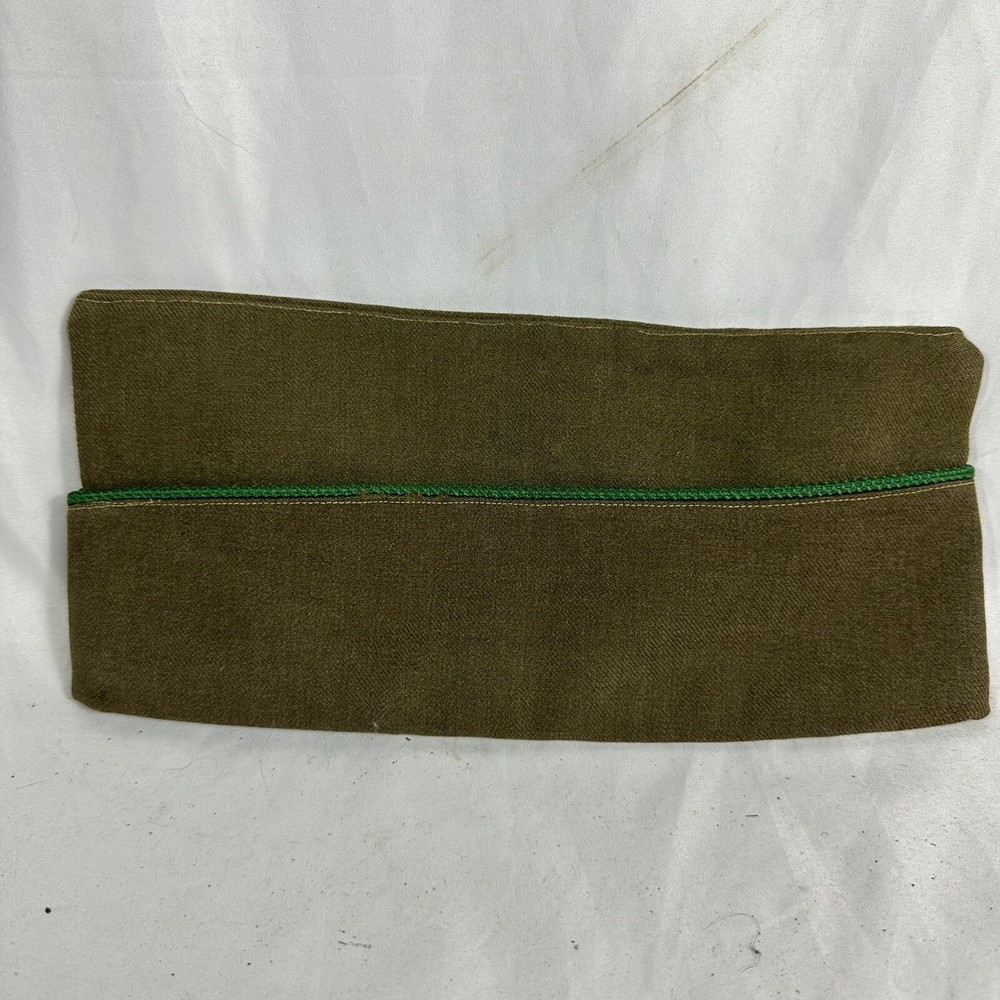 WWII US Army Detached Enlisted Sidecap Hat Size 7 1/8
