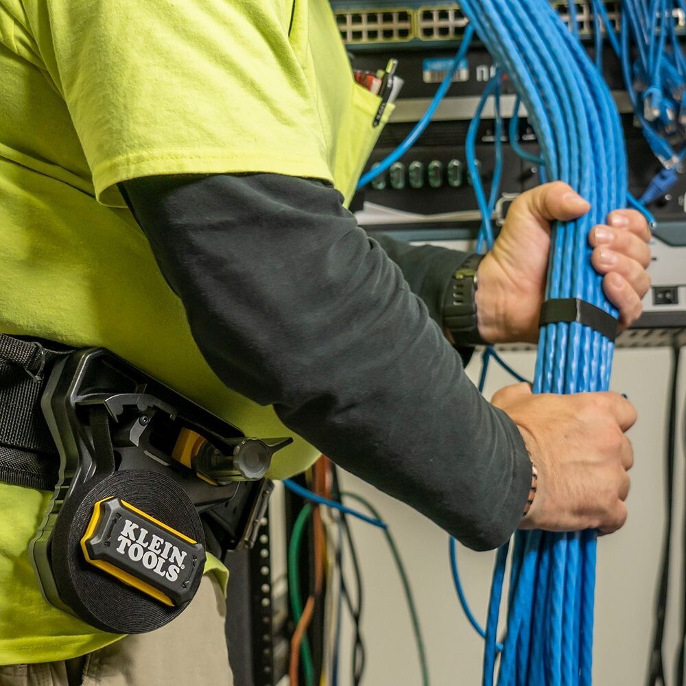 Klein Tools 450-900 Hook and Loop Tape Dispenser, Versatile Cable Ties, Custom