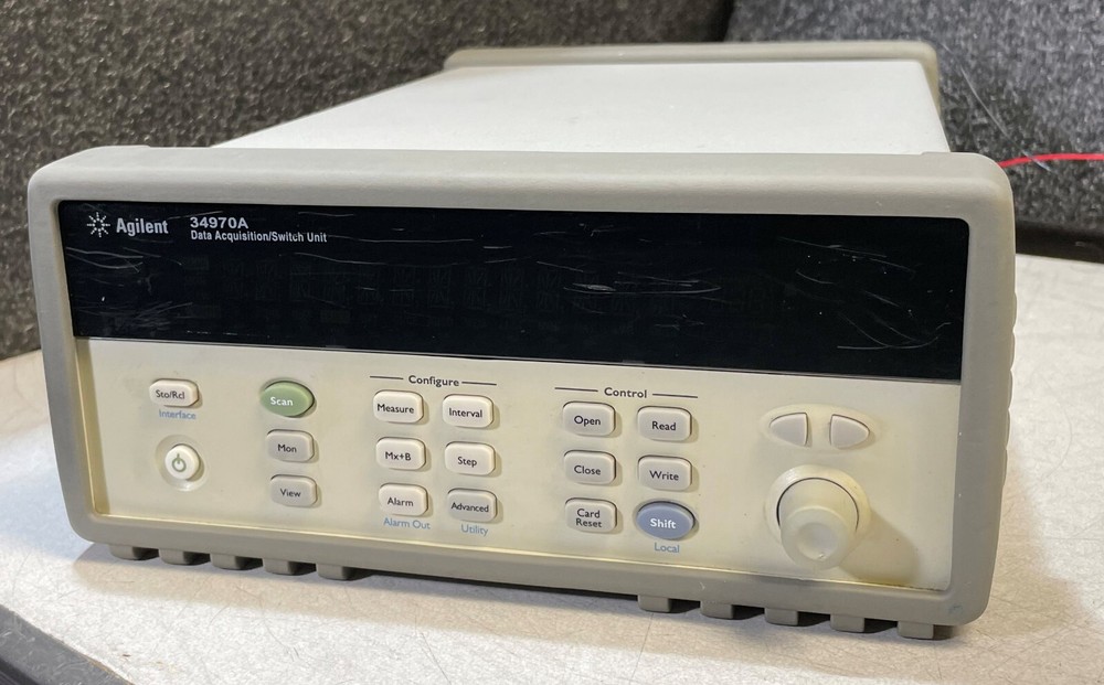Agilent HP 34970A Data Acquisition Data Logger Switch Unit w/ 6.5 Digit DMM