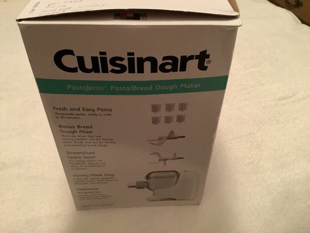 Cuisinart PM-1 Pastafecto Pasta & Bread Dough Maker White Automatic