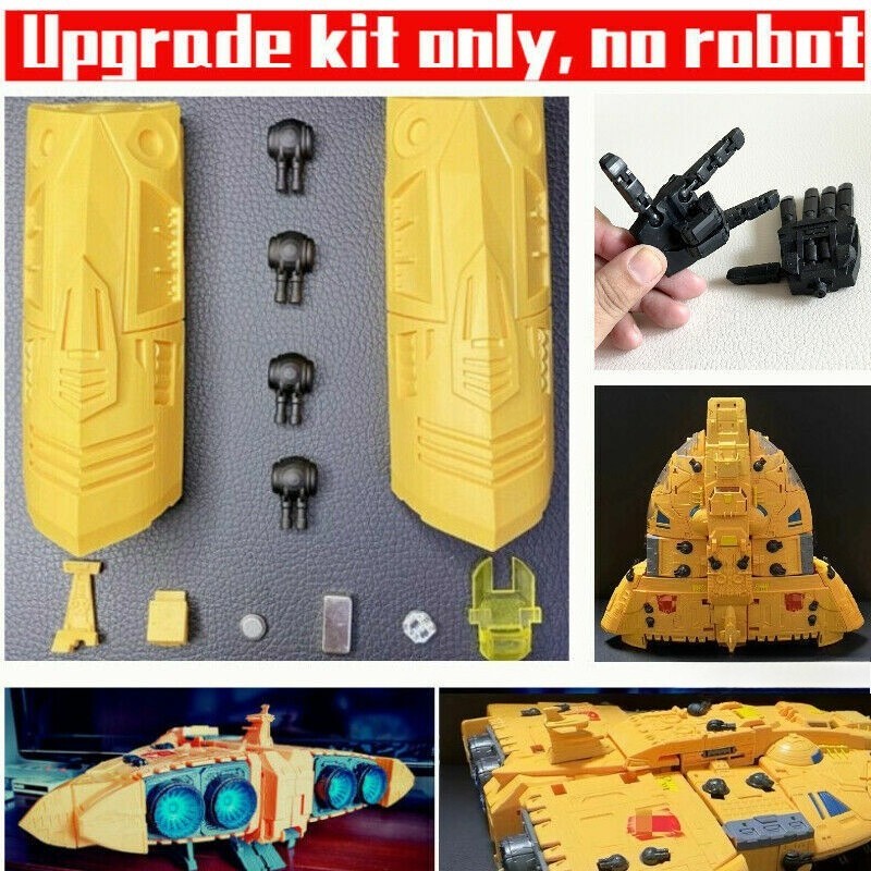 New Flank/Movable Hand/Eye Light Upgrade Kit For Kingdom Titan-class Autobot Ark
