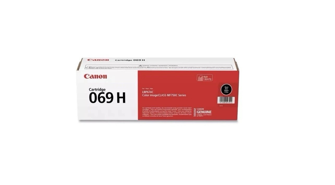 Canon 069H Toner Set BK/C/M/Y, Genuine, OEM, High Yield, 4-Pack, Sealed