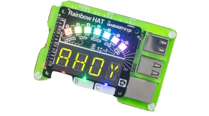 Pimoroni Rainbow Hat for Raspberry Pi iot and Android