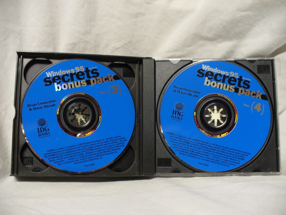 Windows 95 Secrets Gold 4th Edition 4 CD-ROMs