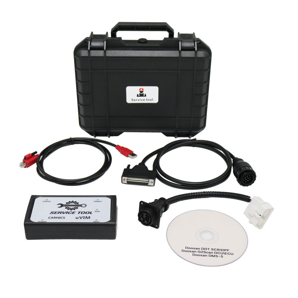 Diagnostic Tool UVIM Interface Forklift Excavator Scanner Kit for Doosan Engine