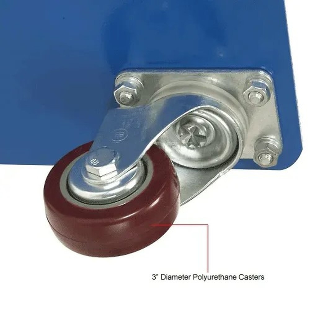 Work Positioning Post Lift Table Foot Control 200 Lb. Cap. 16x16 Platform