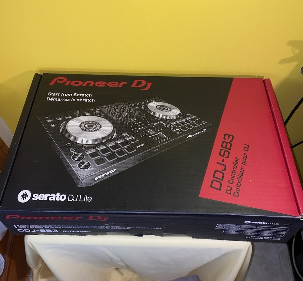 Pioneer DJ DDJ-SB3 Double Deck Controller 16 Pads USB Serato Filter Loop EQ