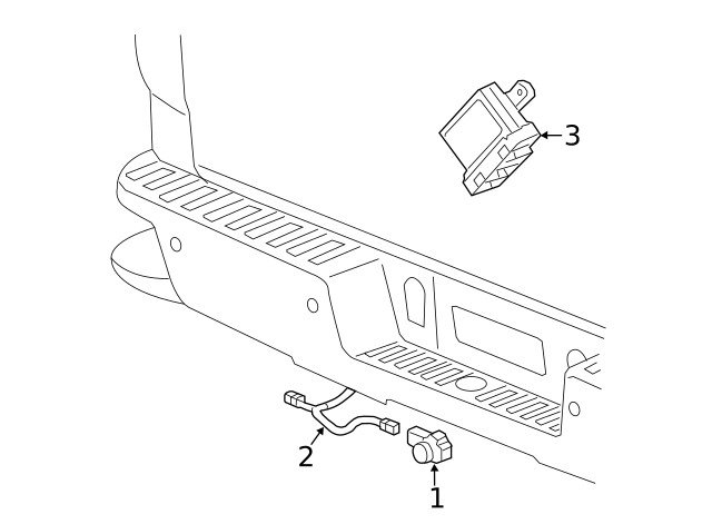 Genuine GM Parking Assist Control Module 84169043