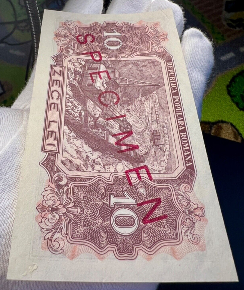Romania 10 lei 1952 Specimen