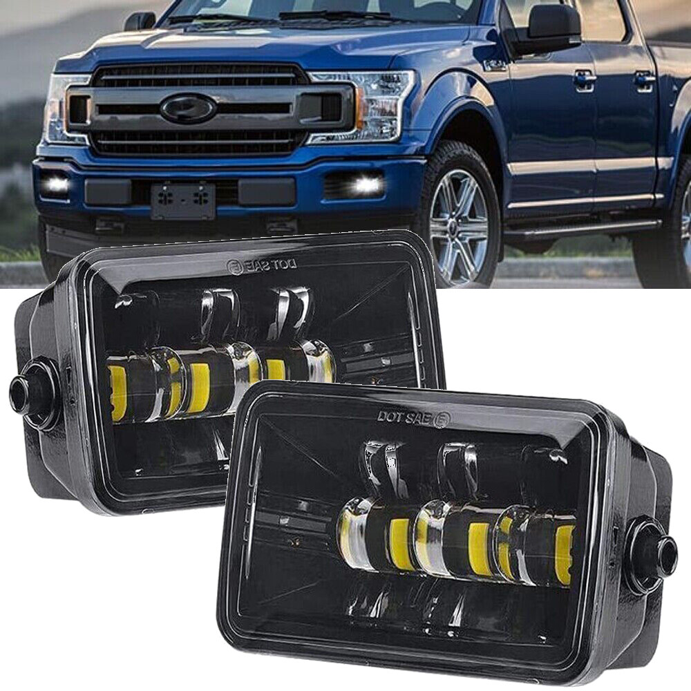 LED Driving Fog Lights Lamps Assembly for 2015-2020 Ford F150 2017-18 Super Duty