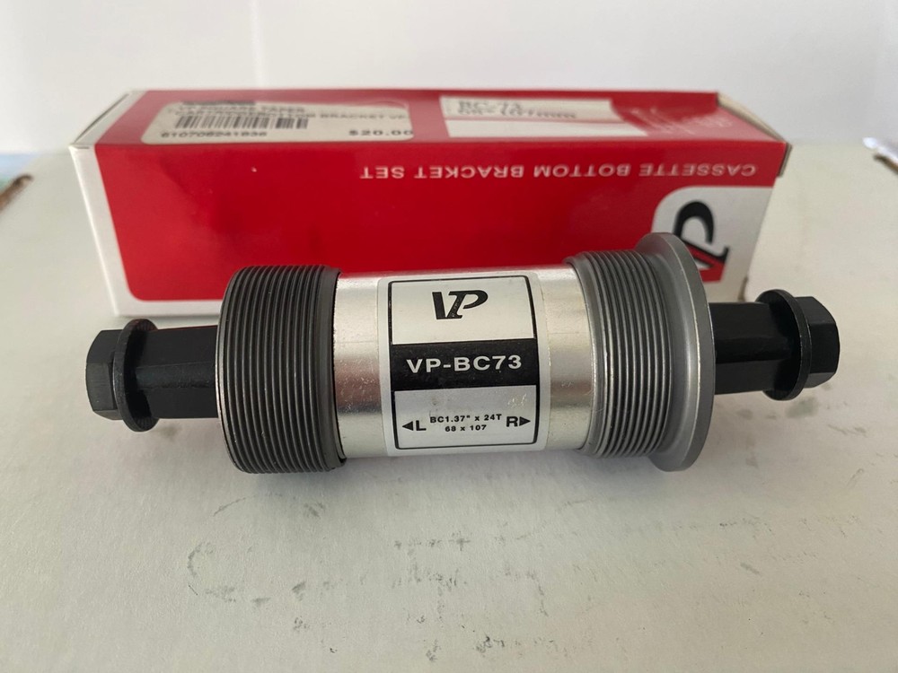 new VP Components Square Taper Bottom Bracket 68 x 107 BOTTOM BRACKET #94