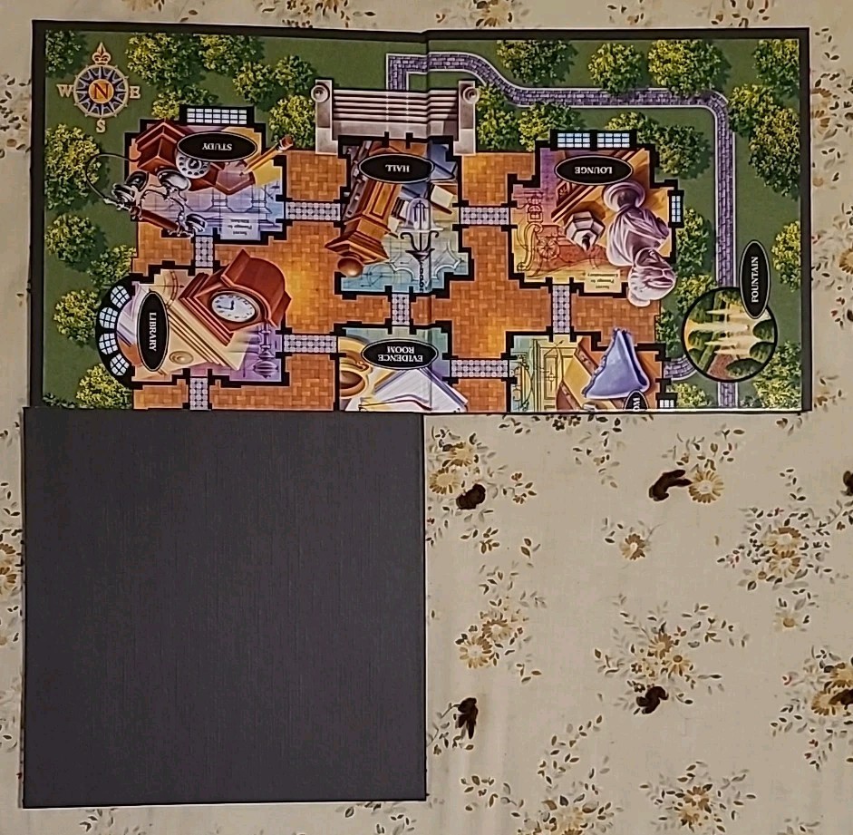 2006 Clue DVD Game - Replacement Board And Instruction Booklet