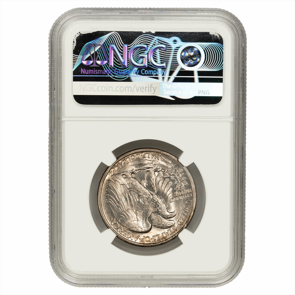 1934D Walking Liberty Half Dollar 50C NGC MS 65