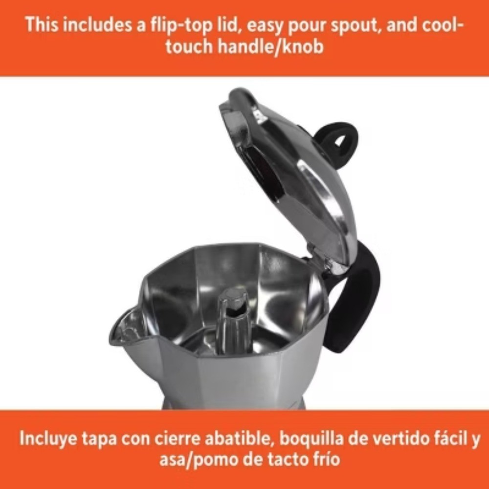 6c Epic Stovetop Espresso Maker