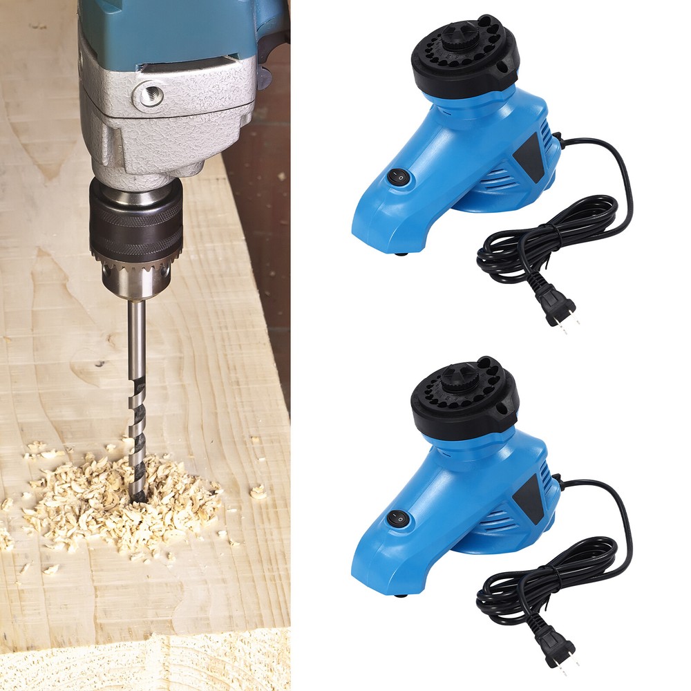 2pcs 3‑12mm Drill Bit Sharpener Grinder Electric Twist Drill Sharpener HighSpeed