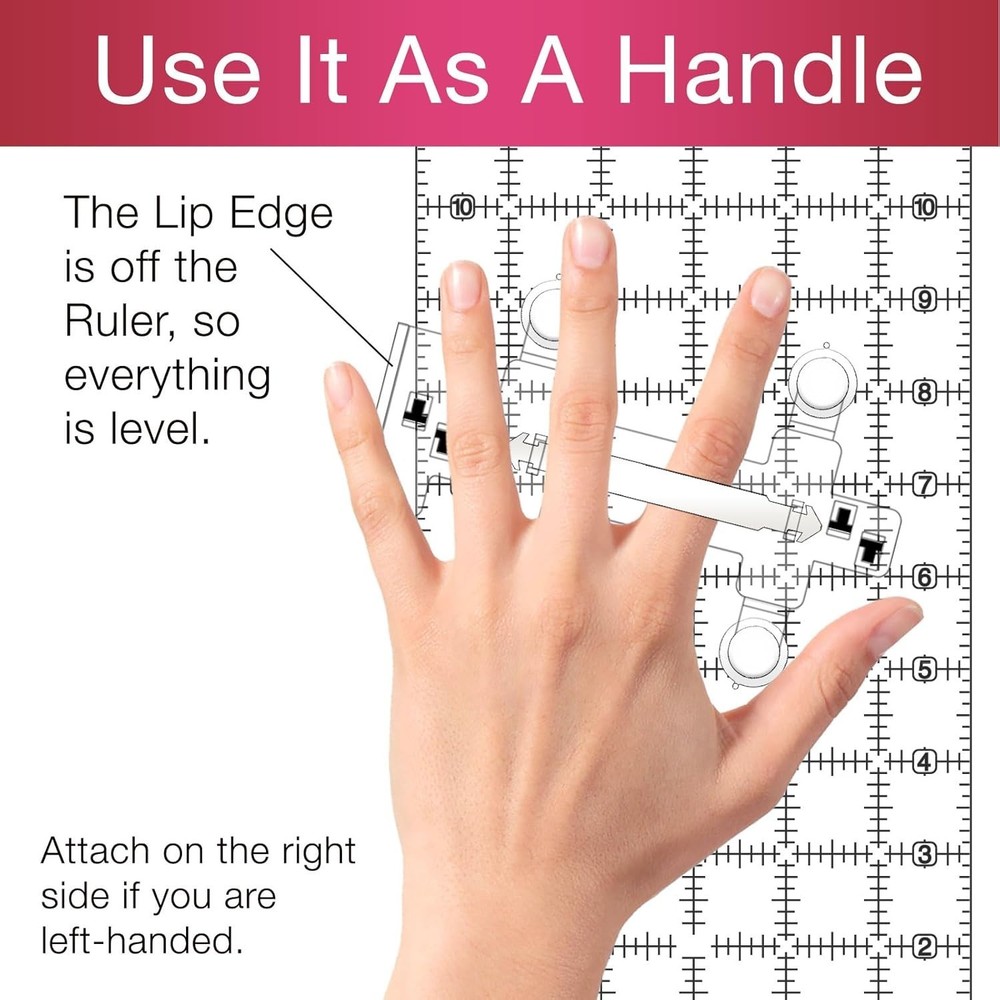 Quilt Ruler Connector - Unbreakable & User-Friendly for Quilting Experts