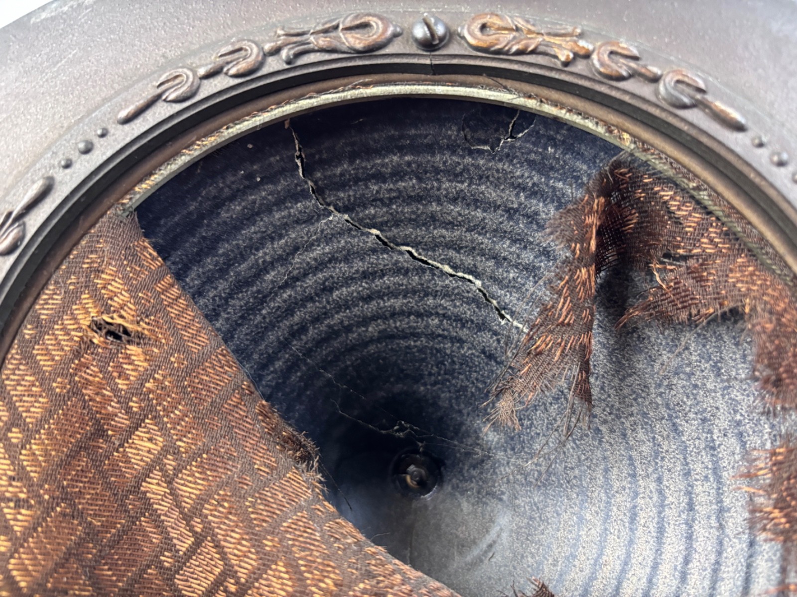 RCA Radiola 100A Metal Tombstone Radio Loudspeaker READ - PARTS OR REPAIR