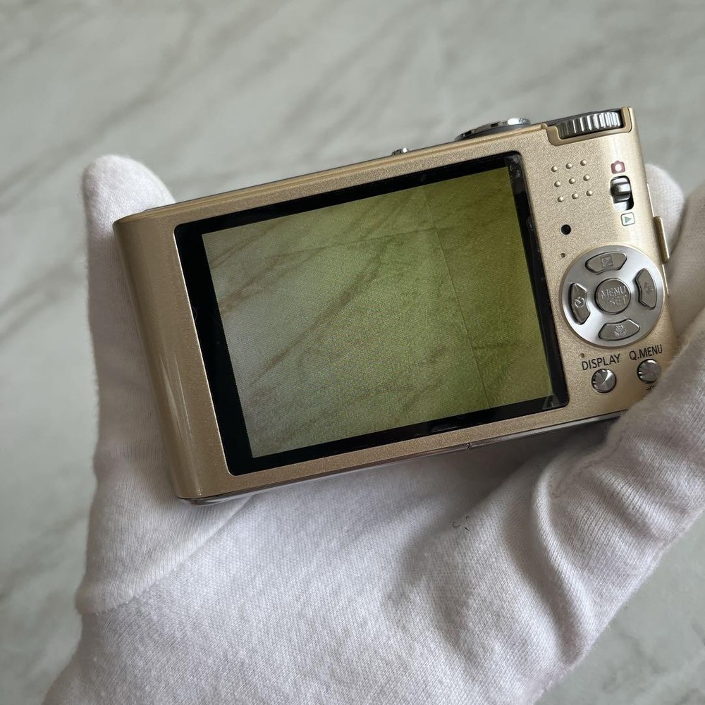 Panasonic LUMIX DMC-FX60 Gold Digital Camera Tested Excellent Condition