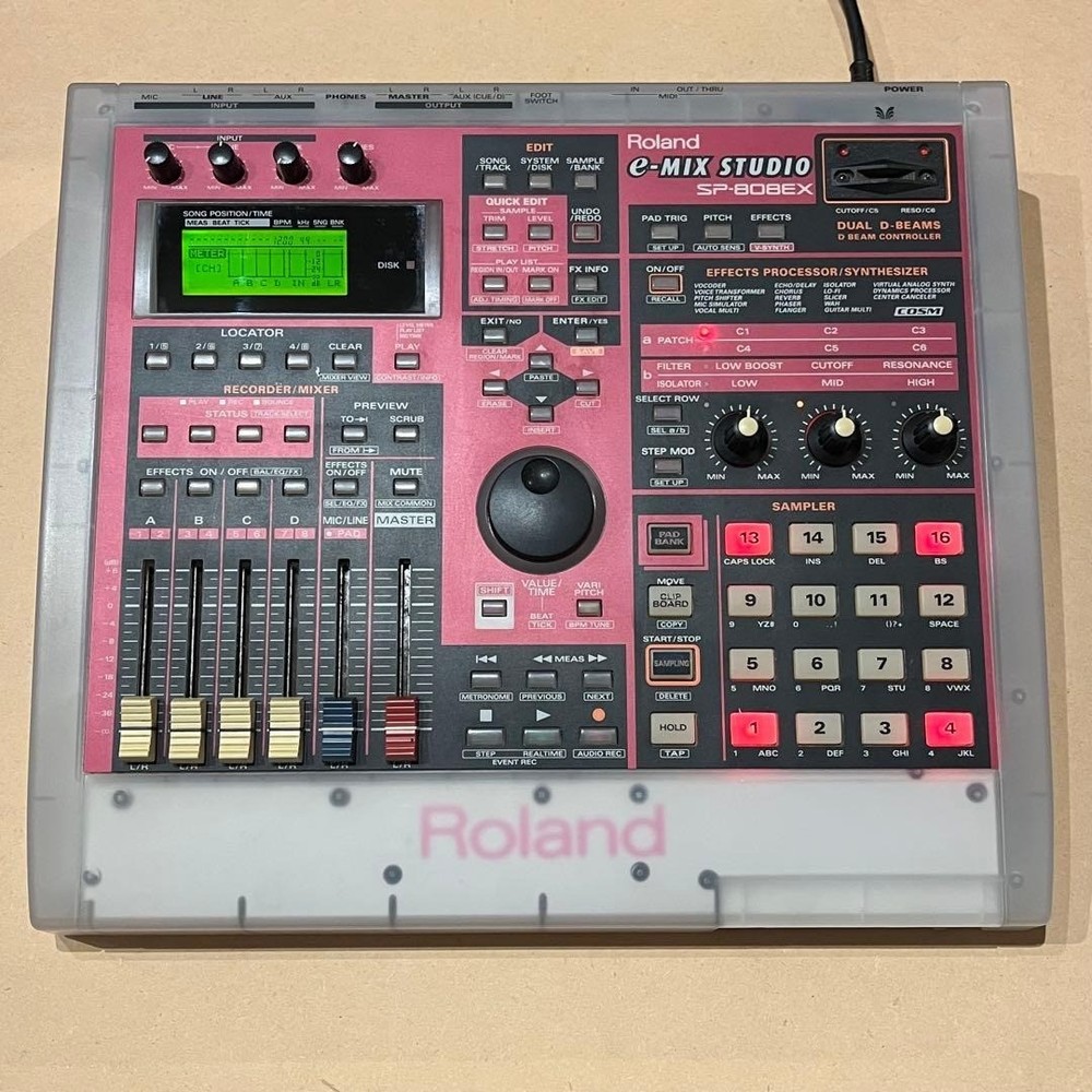 ROLAND SP-808EX Studio Sampler Multitrack Recorder Drum Machine