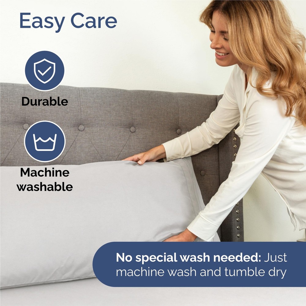 Split King Size 5 Piece Sheet Set - Comfy Breathable Cooling Bed Sheets Set ...