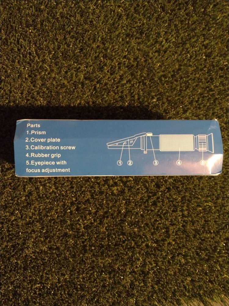 Portable Refractometer with ATC automatic temperatur compression between 10-30°C