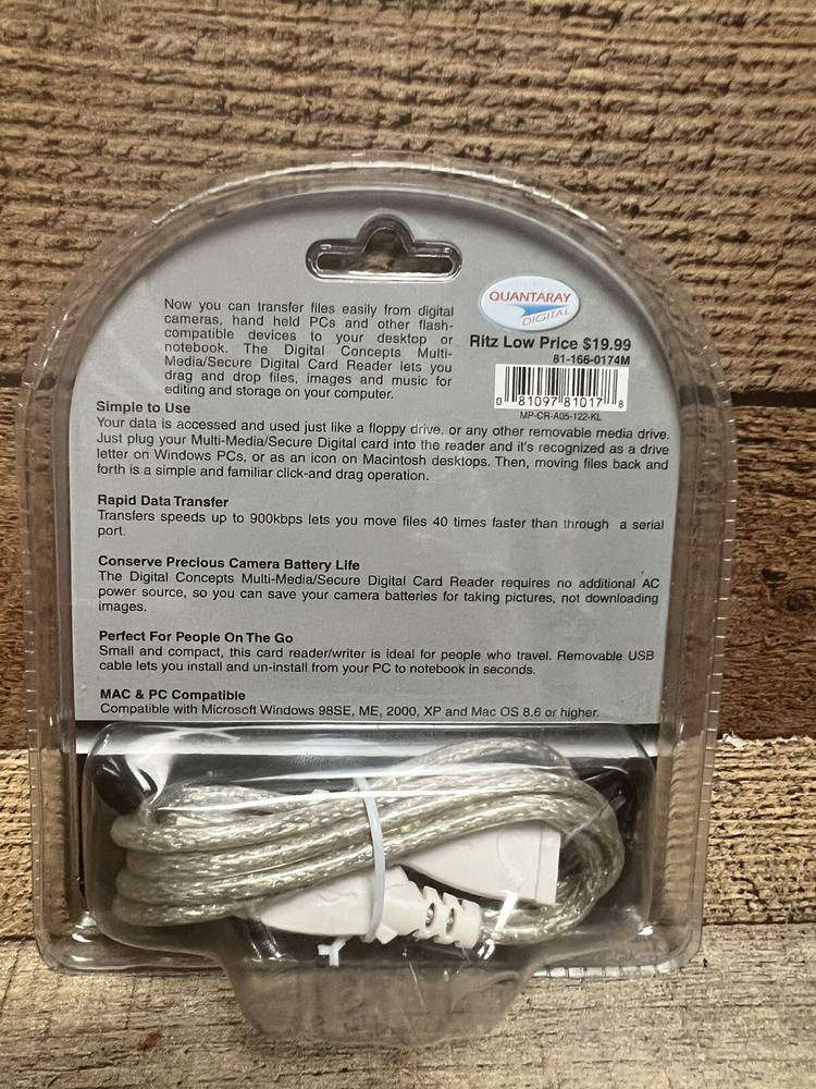 New Digital Concepts Camera Multi Media/Secure Digital Card Reader & Writer