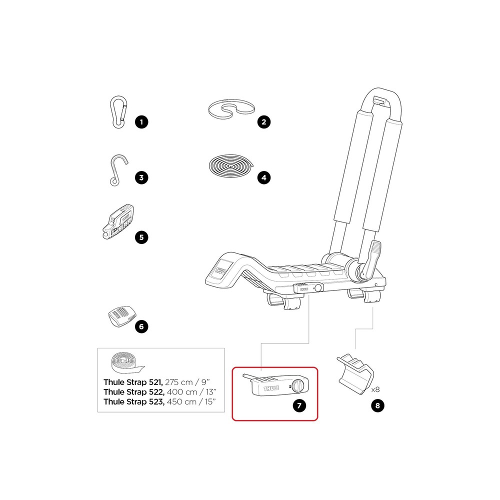 Thule Tool with Lock Plug for Hull-a-Port XT 52963