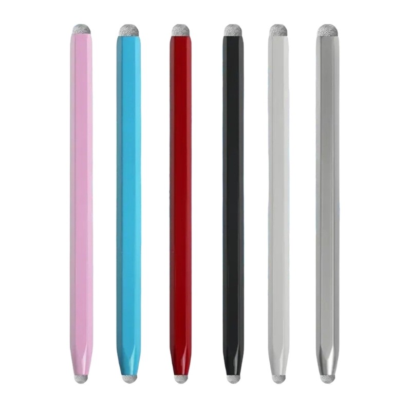 Double Tip Styluses For Smartphones Tablets Hexagonal Design Pressure Precise