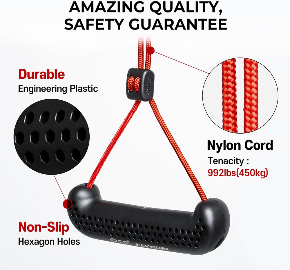 Fly Grip Pull Up Handles for Neutral Grip & LAT Pull Down Attachments – Perfect