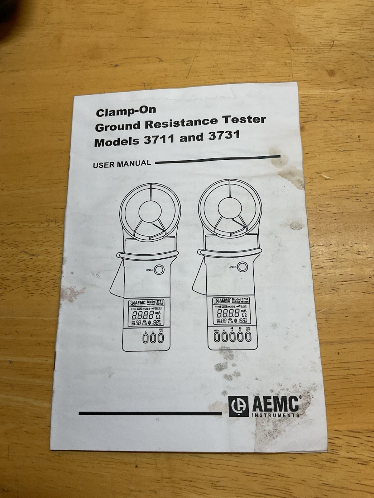 AEMC 3731 Clamp-On Ground Resistance Tester