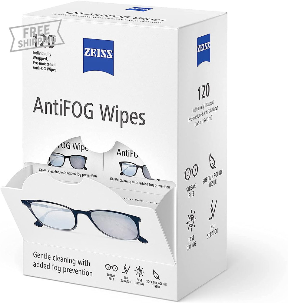 Antifog Wipes, 120 Count