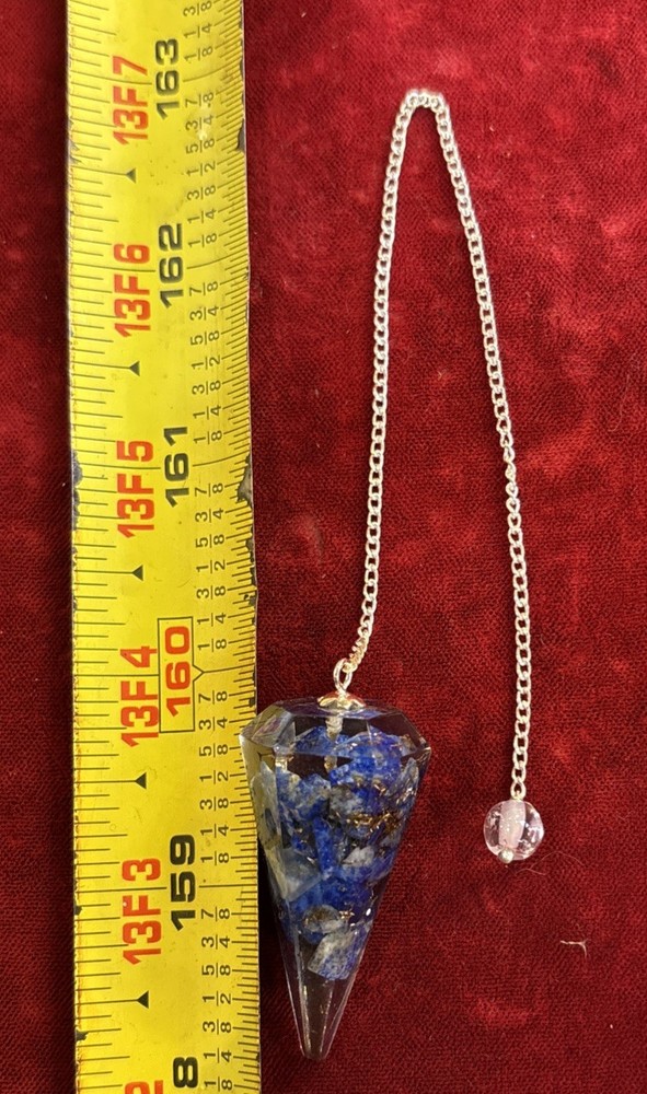 Lapis Orgonite pendulum