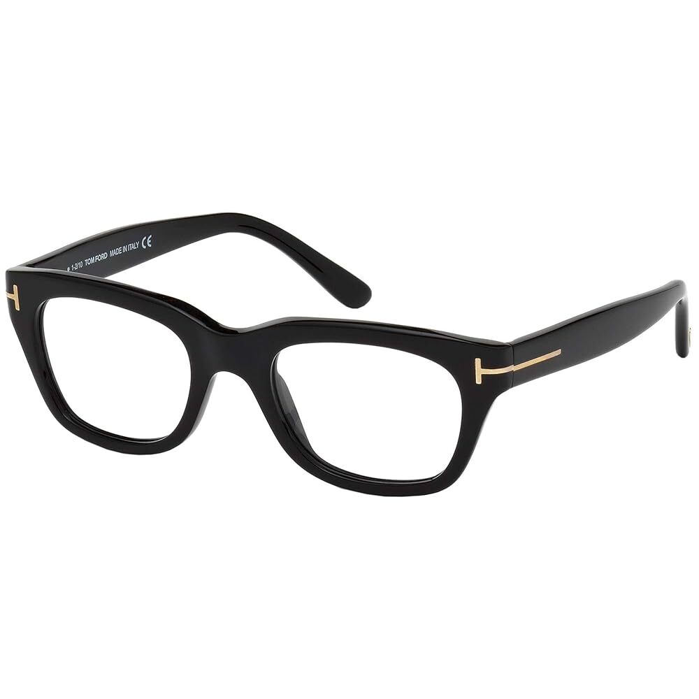 Tom Ford Unisex Sport Square 50mm Eyeglasses Frames Black FT5178-001