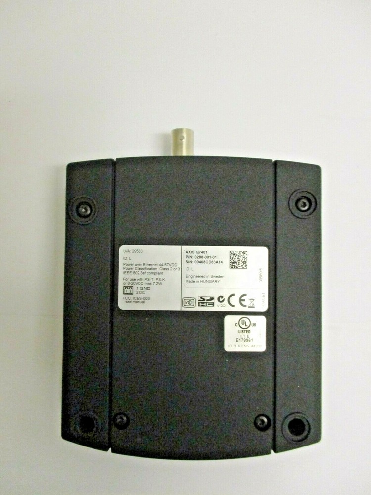 AXIS Q7401 1 CHANNEL VIDEO ENCODER, 0288-004