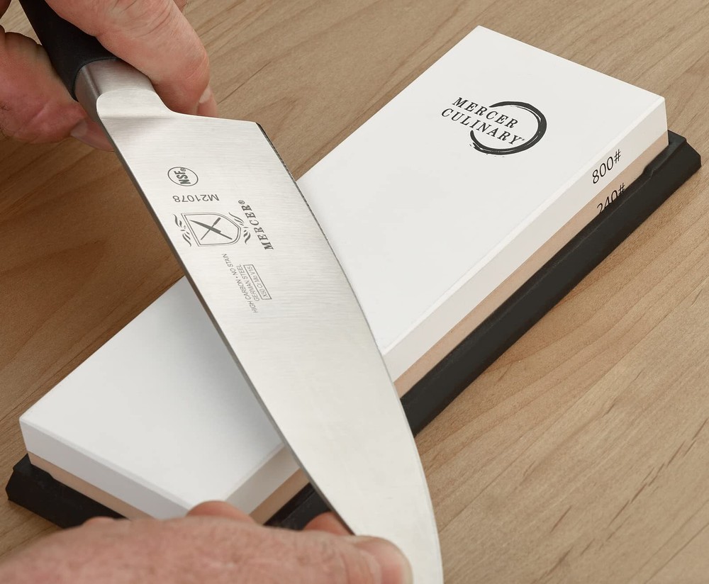 Mercer Culinary Premium Sharpening Stone 240/800 Grit