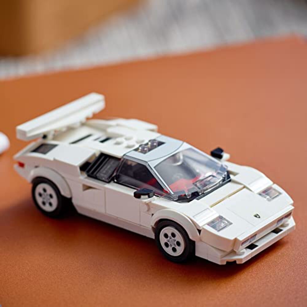 LEGO Speed Champions Lamborghini Countach 76908 Building Toy Set for Kids, Boys,