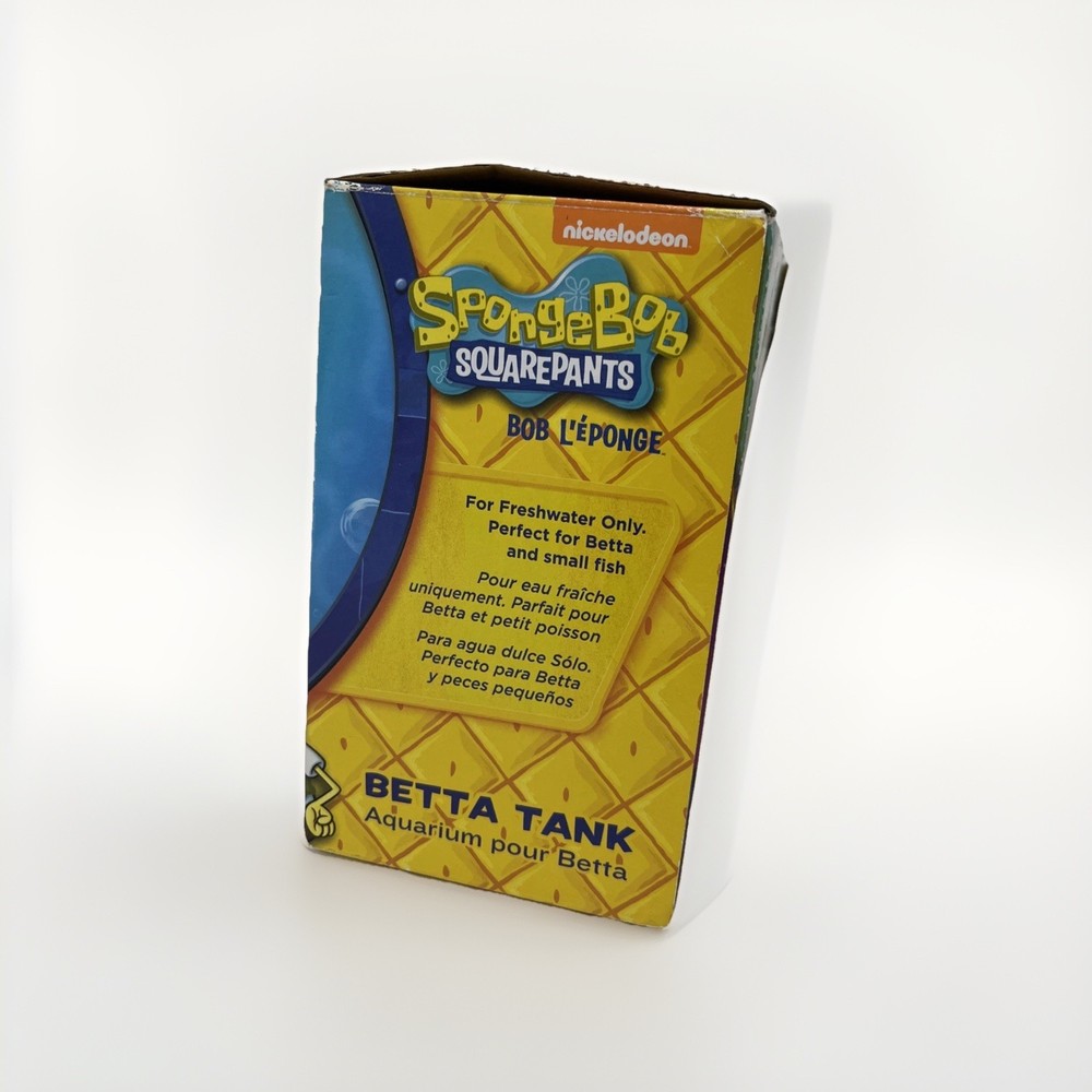 SPONGEBOB BETTA TANK KIT WITH ADDITIONAL ACCESSORIES