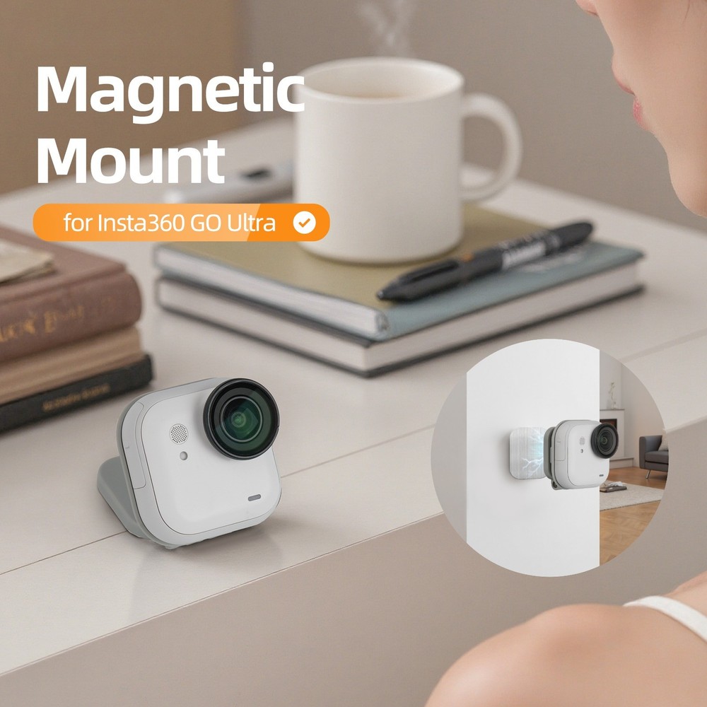 Magnetic Quick-Release Base Mount For Insta360 GO Ultra Camera Stand Accessories