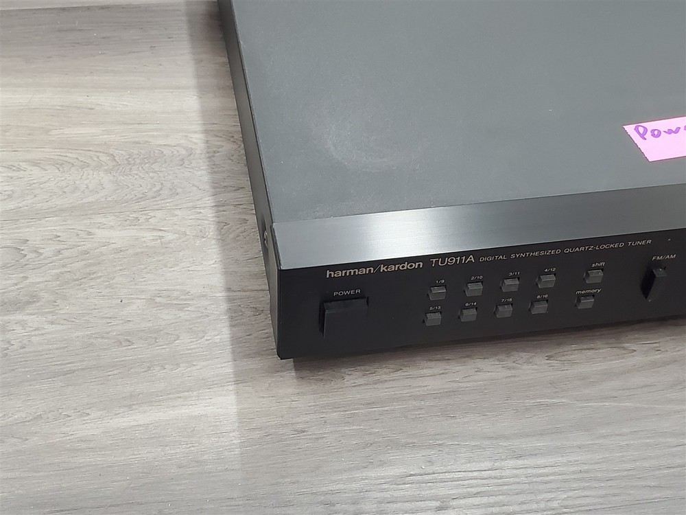⭐️⭐️⭐️⭐️⭐**UNTESTED**HarmanKardon TU911A Digital Synthesized Quartz-Locked Tuner