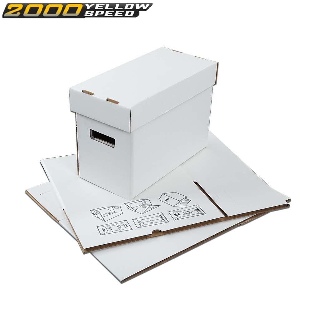 Comic Books Storage Boxes Short Holds 150-175 Stackable Durable Archive 10Pcs