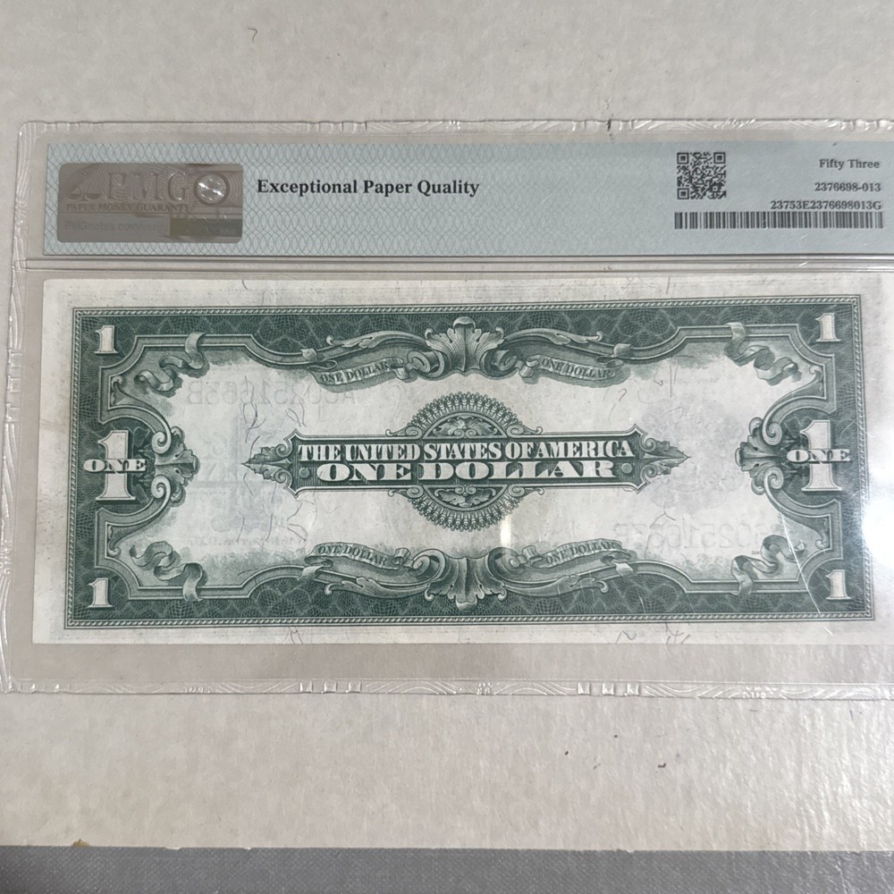 1923 $1 Silver Certificate PMG 53 FR-237 S/N A60251663B Large Bill