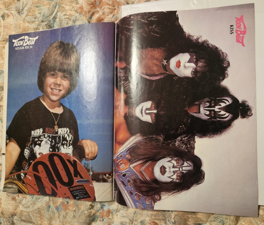 TEEN BEAT MAGAZINE MAY 1981 KISS, VAN HALEN, BAIO, DILLON