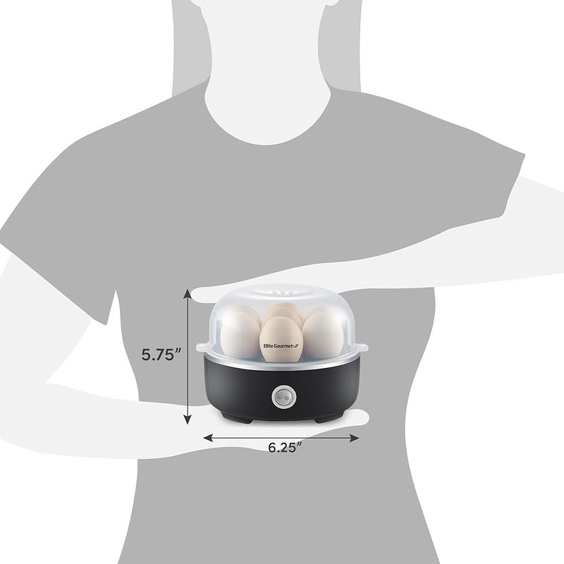 7 Egg Cookers Egg Boiler Steamer Timer Auto Shut Off Easy Use Compact Kitchen