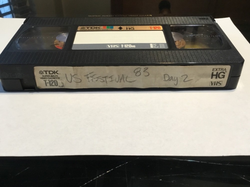 US Festival Concert 1983 Day 2 Ozzy Osbourne Van Halen Judas Priest etc VHS Tape