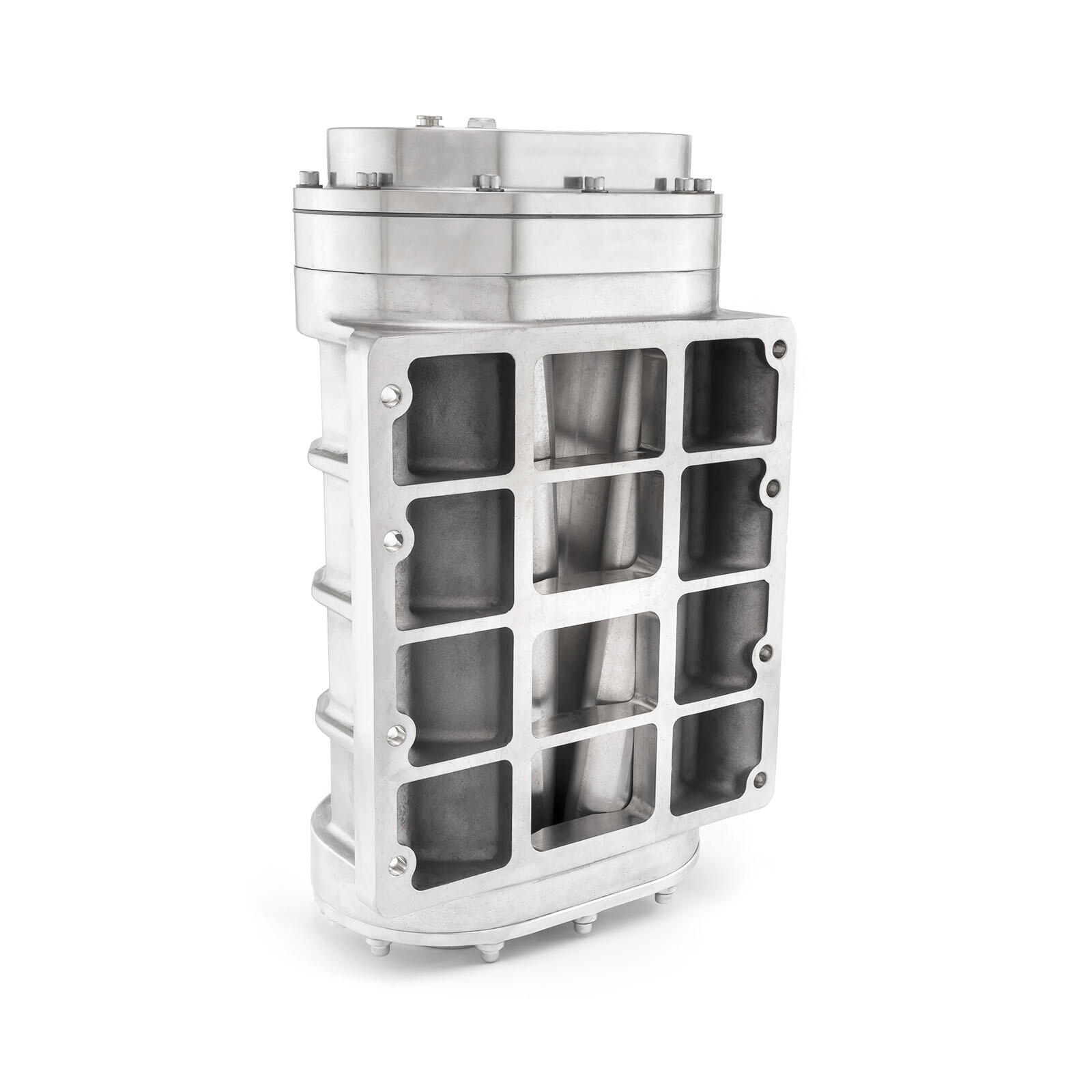 6-71 Polished Blower Roots Supercharger 3 Lobe Twisted Rotors