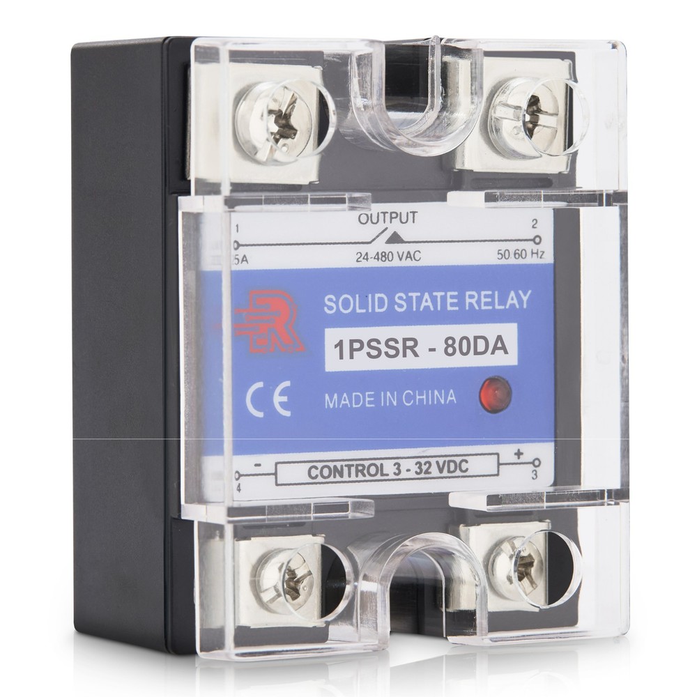 80 Amp DA Solid State Relay Module SSR-DC to AC-3-32VDC Control-24-480VAC Output